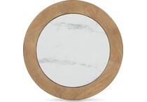 camdill light brown white end table   