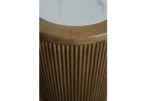 camdill light brown white end table   