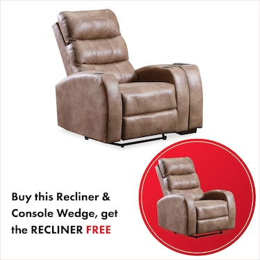 CROW POWER RECLINER AND WEDGE WITH FREE RECLINER!