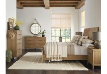 cameron light brown mirror   