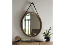 cameron light brown mirror   
