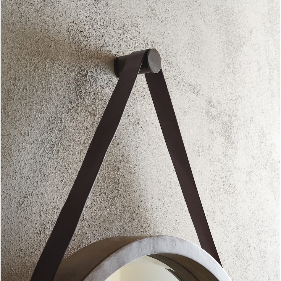 cameron light brown mirror   