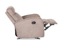 camille   cocoa swivel glider recliner   