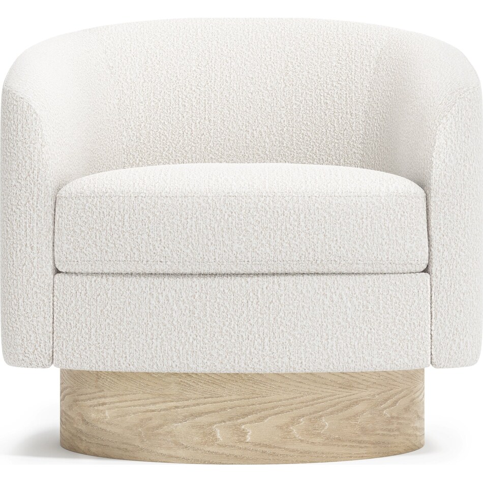 camino beige tan leather accent chair   