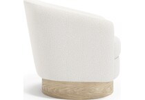camino beige tan leather accent chair   
