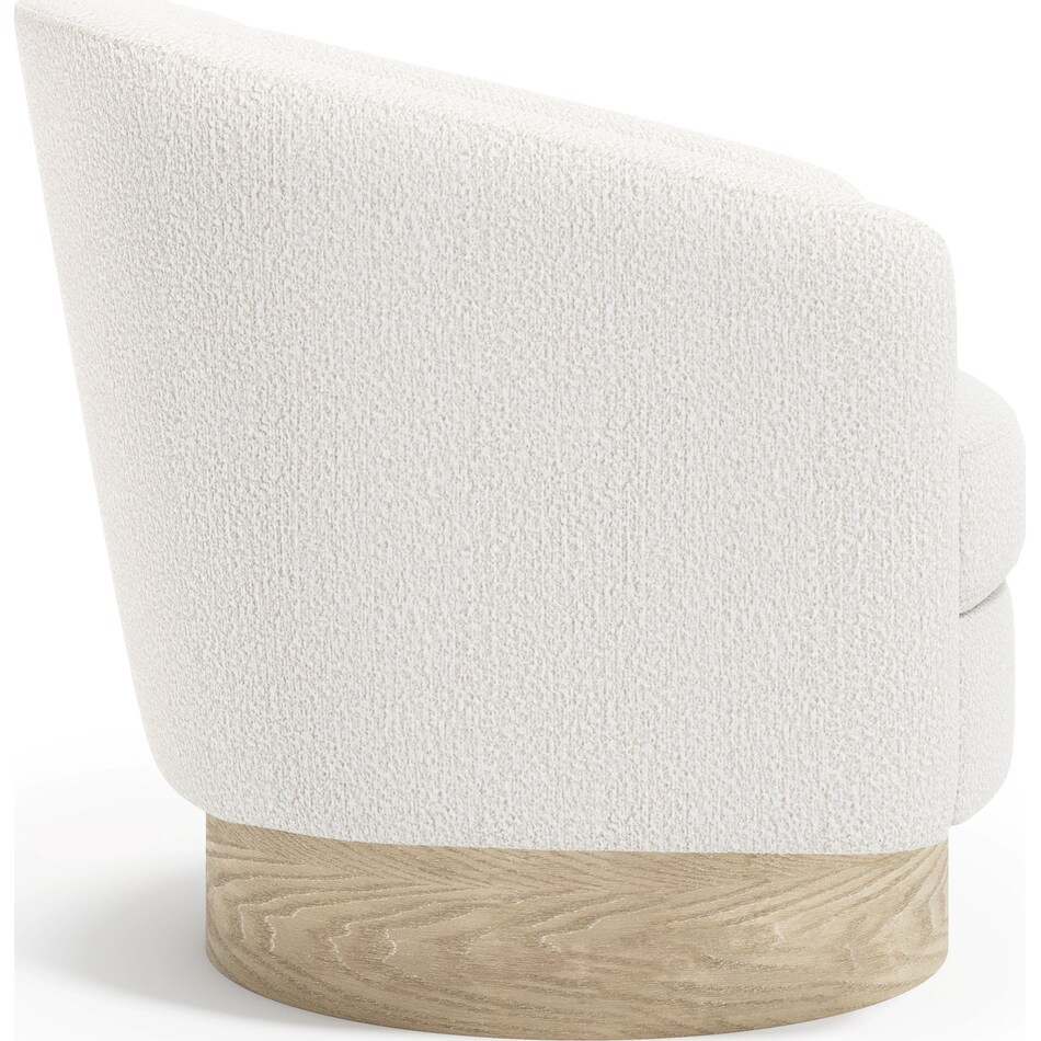 camino beige tan leather accent chair   
