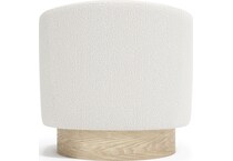 camino beige tan leather accent chair   