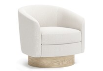 camino beige tan leather accent chair   