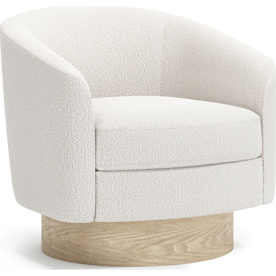 camino beige tan leather accent chair   