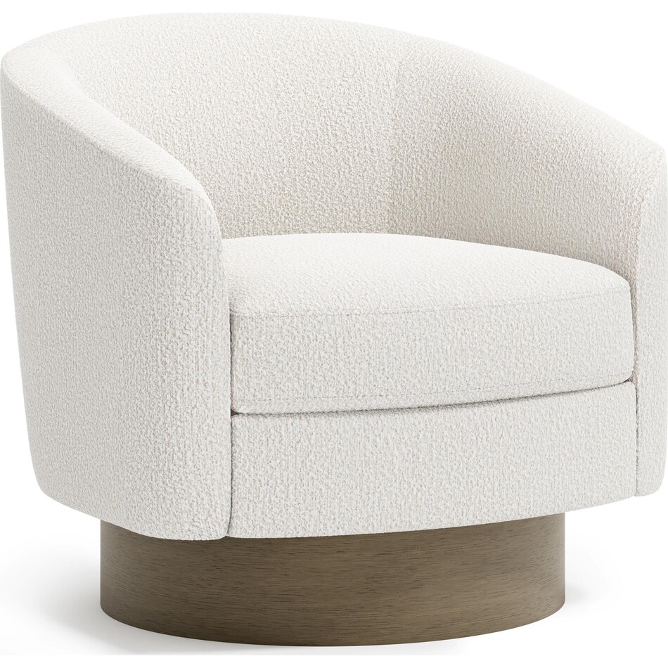 camino white accent chair   