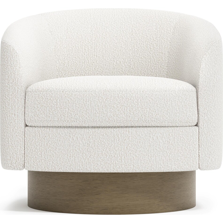 camino white accent chair   