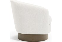 camino white accent chair   