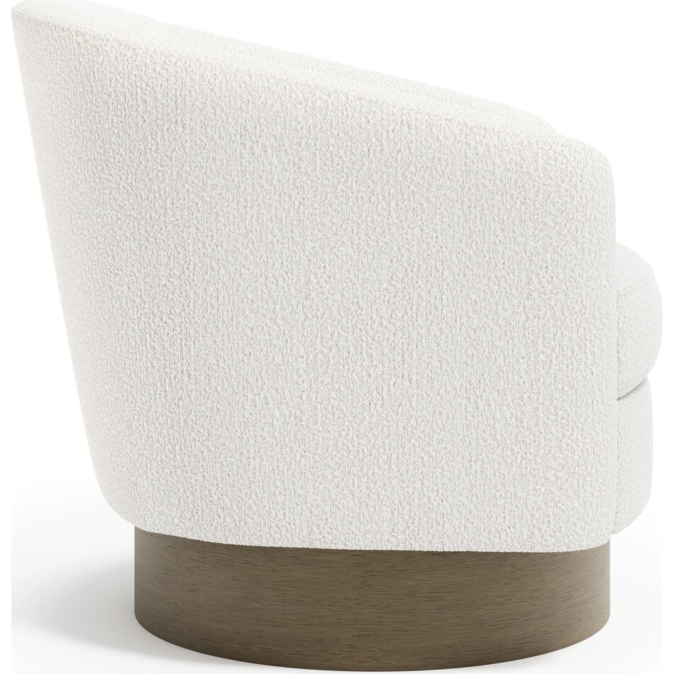 camino white accent chair   