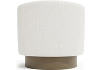 camino white accent chair   