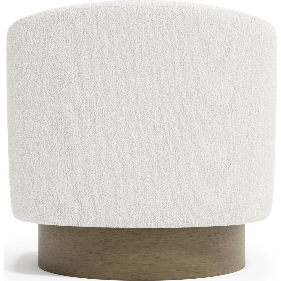 camino white accent chair   