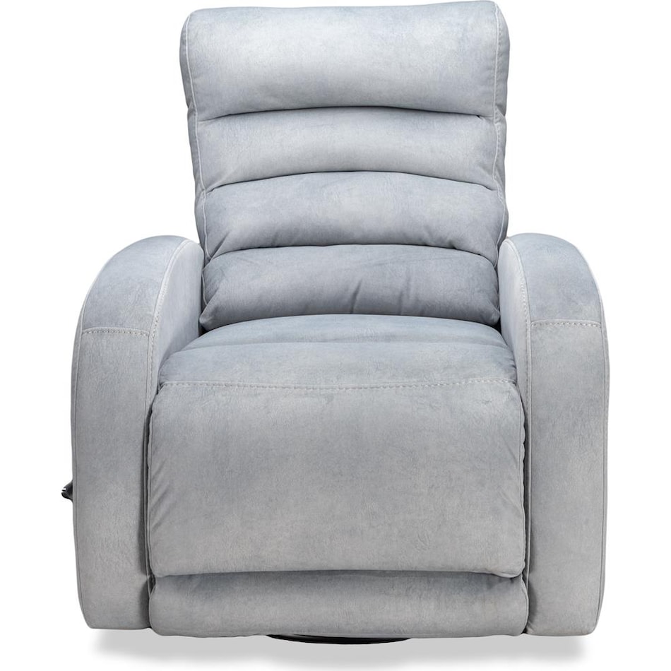 cammie grey rocker recliner   