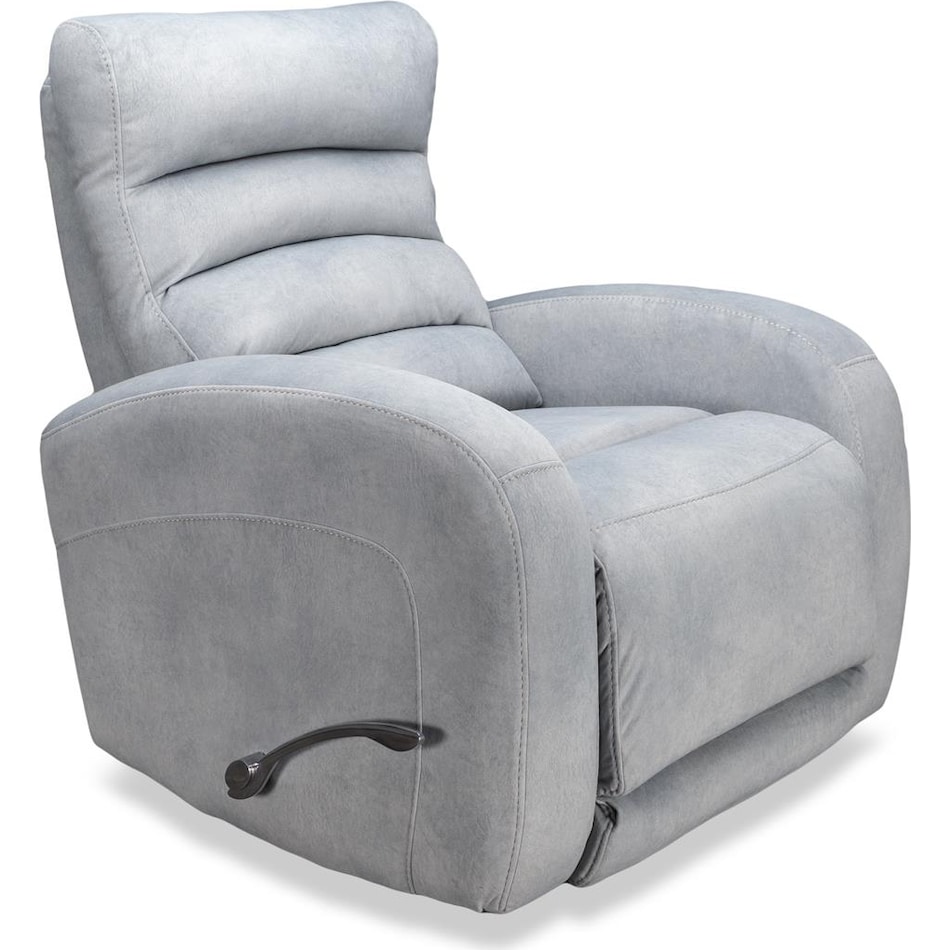 cammie grey rocker recliner   