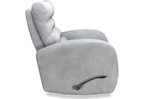 cammie grey rocker recliner   