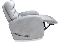 cammie grey rocker recliner   