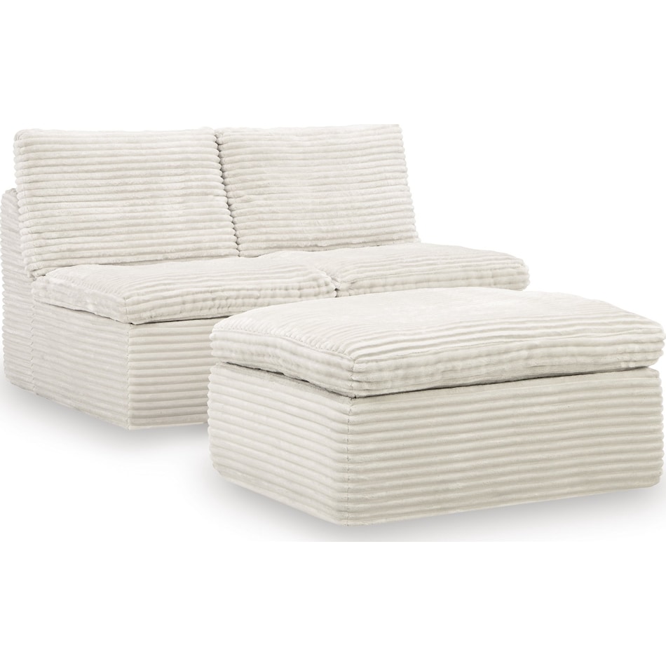 canefield ivory loveseat   