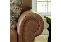 carianna caramel leather sofa   