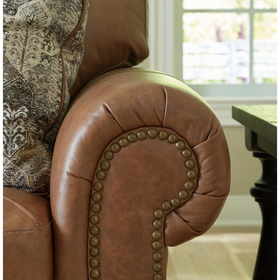 carianna caramel leather sofa   