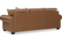 carianna caramel leather sofa   