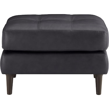 CARMELO LEATHER OTTOMAN
