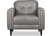 carmelo leather chair   