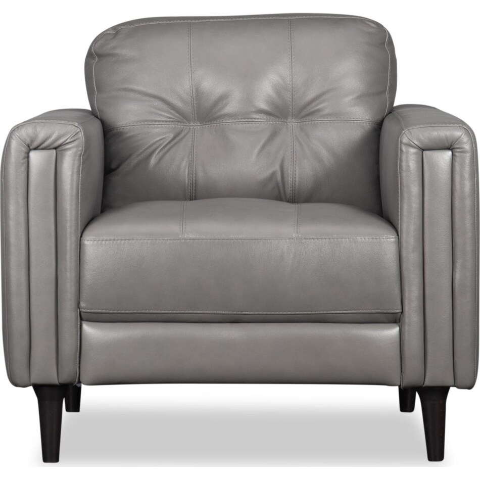 carmelo leather chair   