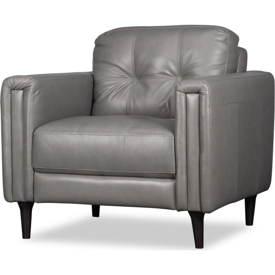 carmelo leather chair   