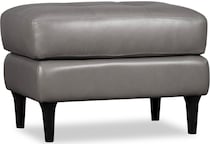 carmelo leather ottoman   