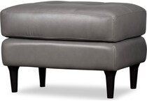 carmelo leather ottoman   