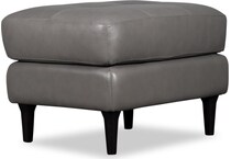 carmelo leather ottoman   