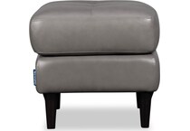 carmelo leather ottoman   