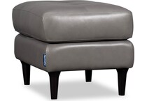 carmelo leather ottoman   