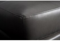 carmelo leather ottoman   