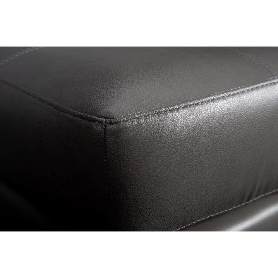 carmelo leather ottoman   