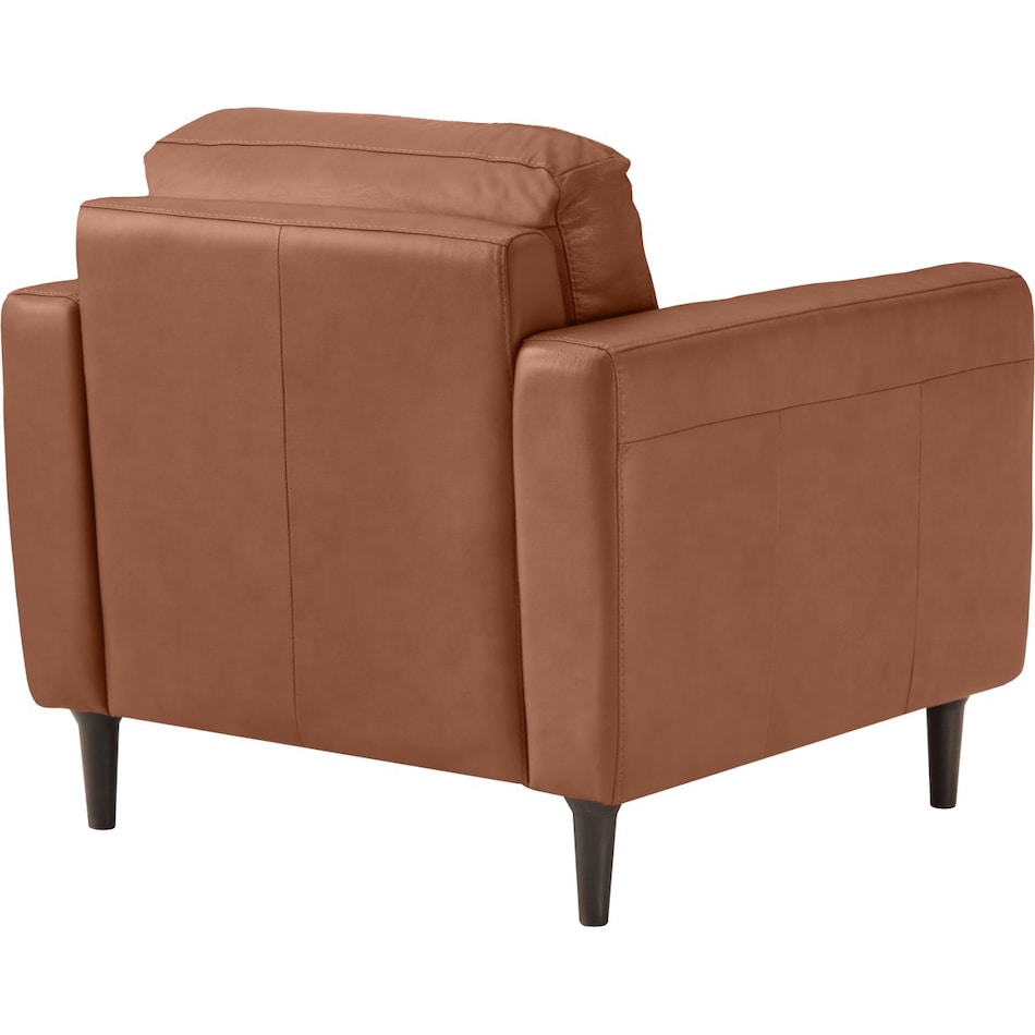 carmelo whiskey leather chair   