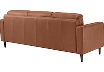 carmelo whiskey leather sofa   