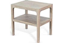 carolina chairside table   