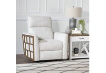 carrie grey accent chair   