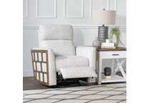 carrie grey accent chair   