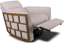 carrie grey accent chair   