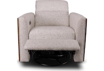 carrie grey accent chair   
