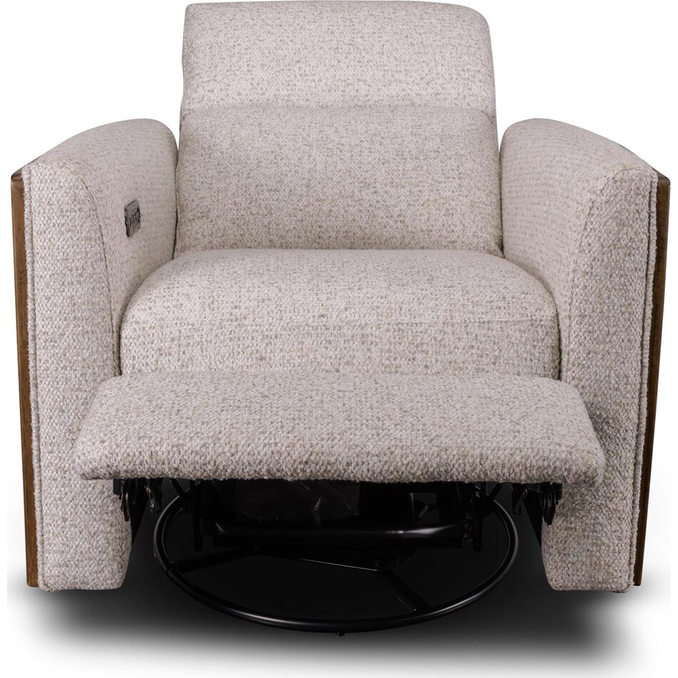 carrie grey accent chair   