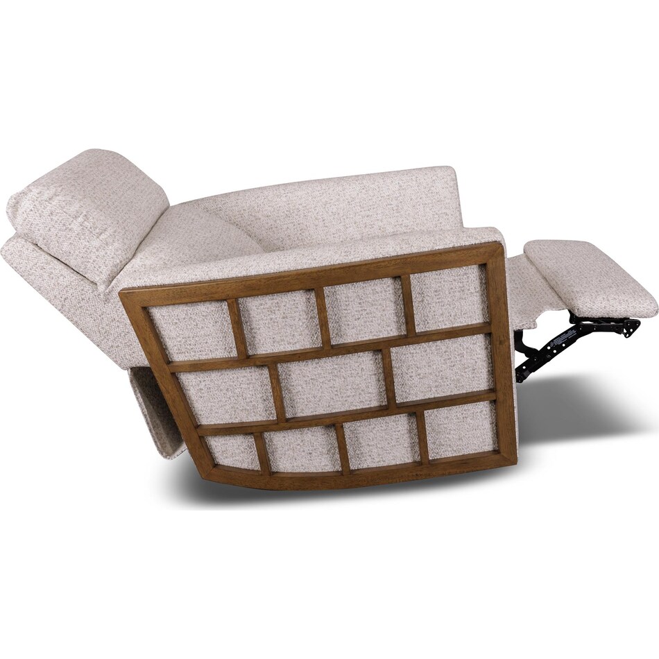 carrie grey accent chair   