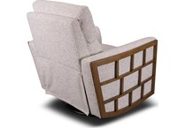 carrie grey accent chair   