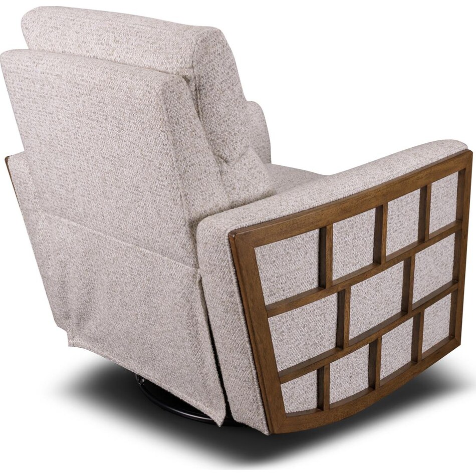 carrie grey accent chair   