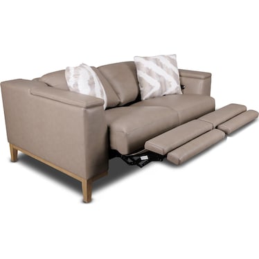 CARRIE LEATHER POWER RECLINING LOVESEAT